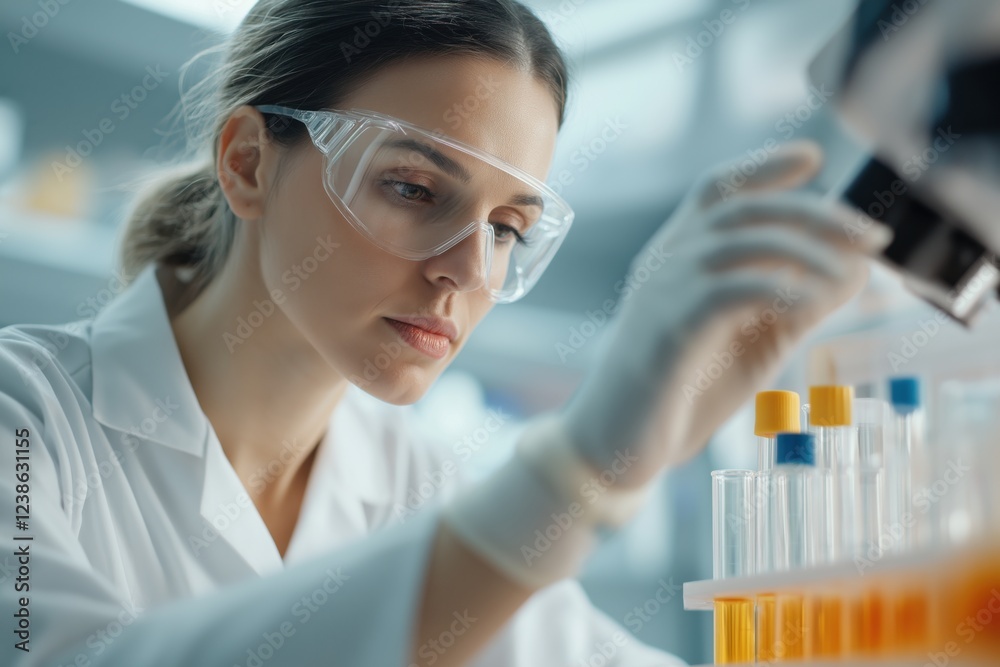scientist microbiologist working in the laboratory scientist microbiologist working in the laboratory