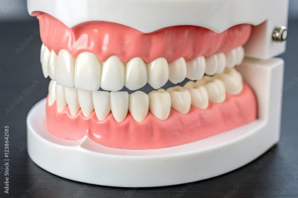Dental Model with Healthy Teeth and Gums Dental Model with Healthy Teeth and Gums