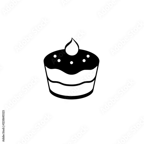 A delectable cake, a delightful dessert, perfect for birthdays or any celebration. Indulge in its sweet, creamy layers and rich chocolate flavor.