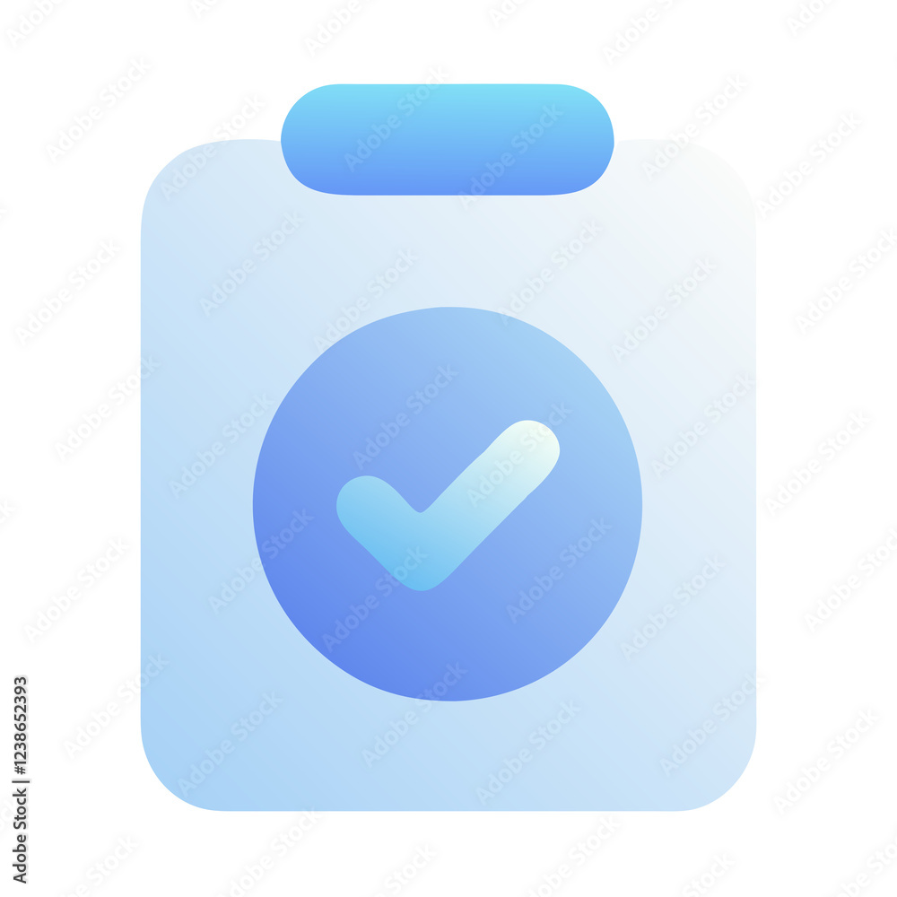 Blue Checked List Blue Checked List