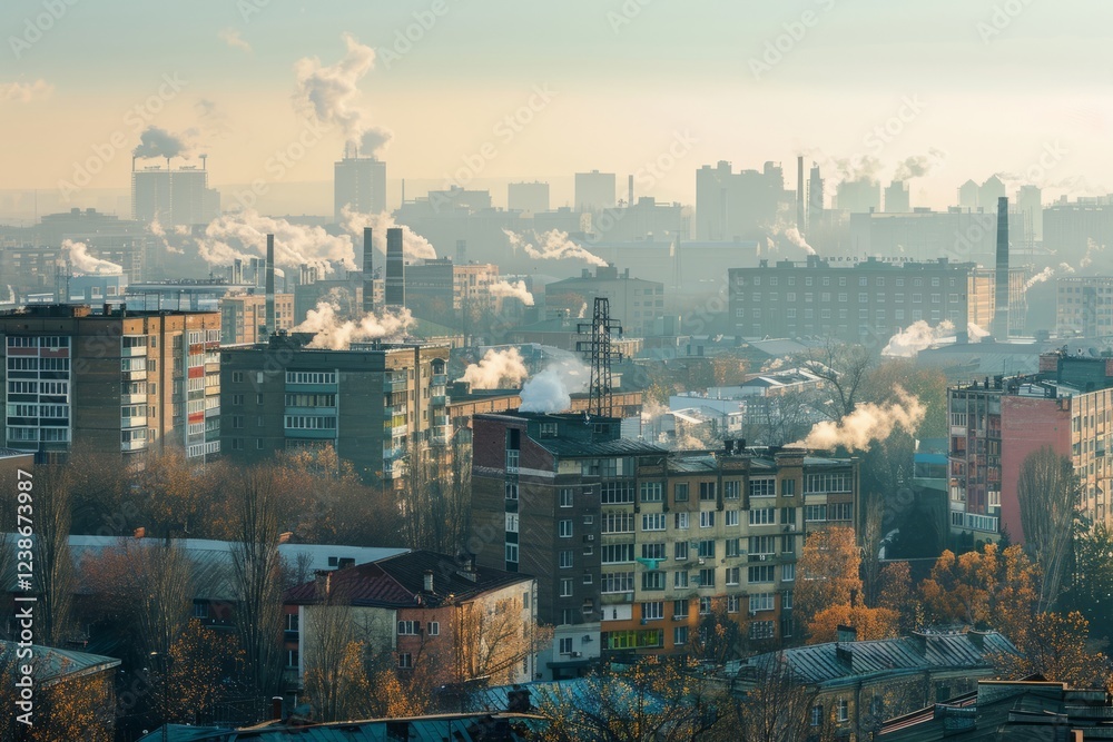 pollute the environment with smoke from the plant's chimneys. pollute the environment with smoke from the plant's chimneys.