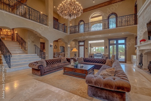 Luxurious Mansion Interior: Grandeur and Elegance