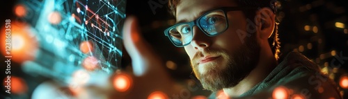 Telecom Engineer Analyzing ...