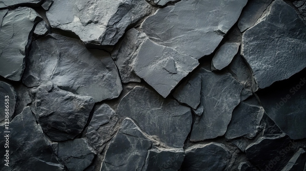 Horizontal black and grey stone brick wall with a textured surface. This stone brick wall provides ample space for creative photo compositions and designs.
Horizontal black and grey stone brick wall with a textured surface. This stone brick wall provides ample space for creative photo compositions and designs.