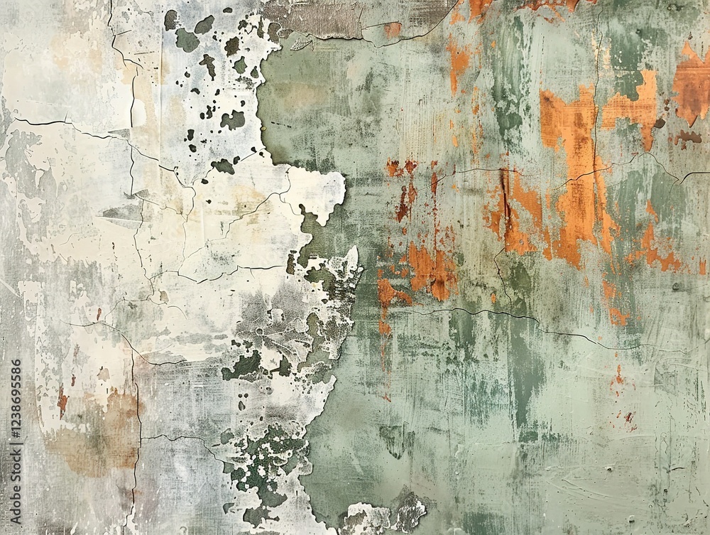 Obraz premium peeling paint on a wall 