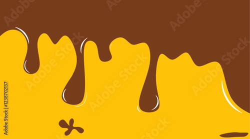 chocolate melted wave Background. chocolate fluid background. chocolate liquid