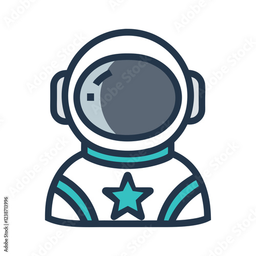 Modern Astronaut Logo Design for Exploration Branding.