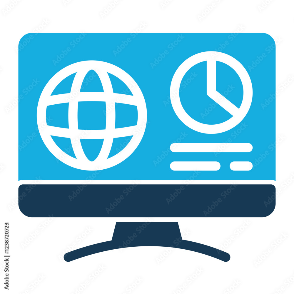 Online Business Icon Online Business Icon
