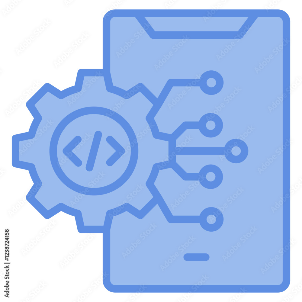 Mobile Advancement Icon Element For Design Mobile Advancement Icon Element For Design