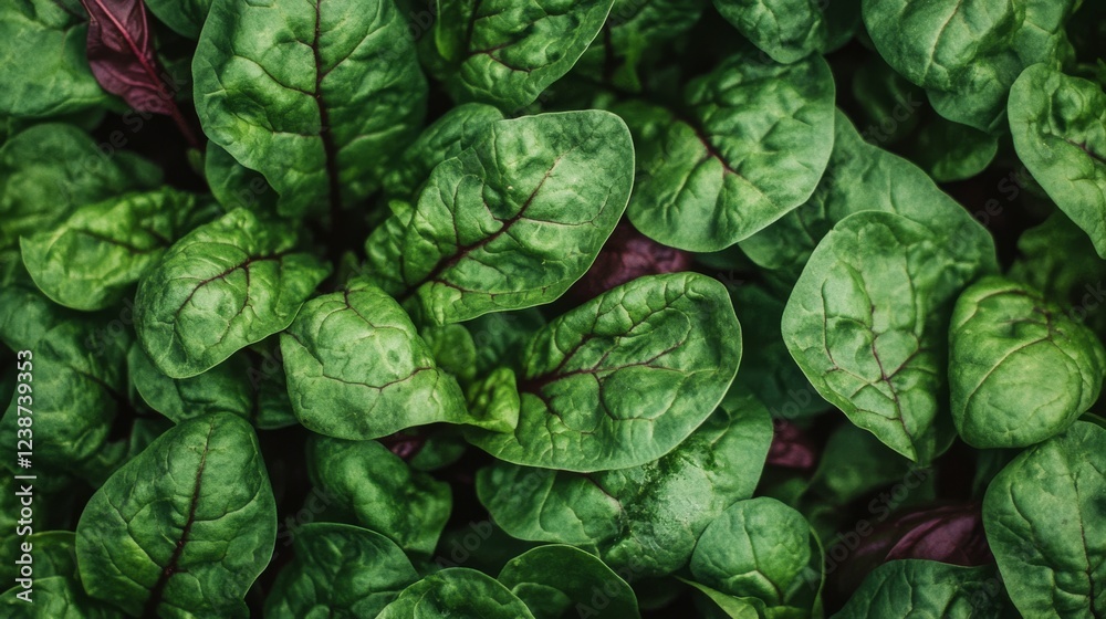 Fototapeta premium beautiful thorn spinach plant