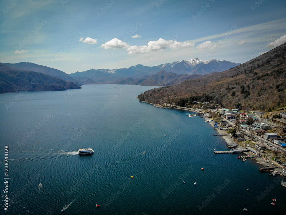 Obraz premium Scenery of Nagano Prefecture in Central Japan