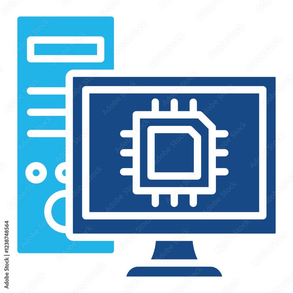Workstation Icon Element For Design Workstation Icon Element For Design