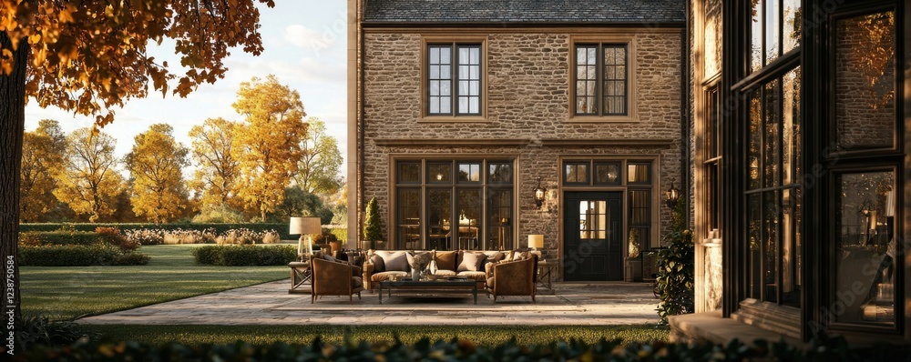 Luxury living in an elegant countryside manor with expansive grounds Luxury living in an elegant countryside manor with expansive grounds