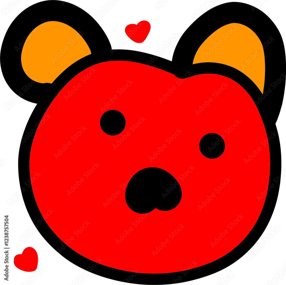 Obraz premium heart with ladybug