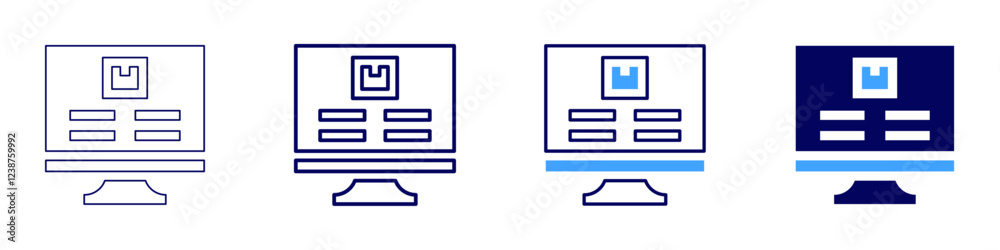 Buy electronics icon in 4 different styles. Thin Line, Line, Bold, and Bold Line. Duotone style. Editable stroke Buy electronics icon in 4 different styles. Thin Line, Line, Bold, and Bold Line. Duotone style. Editable stroke