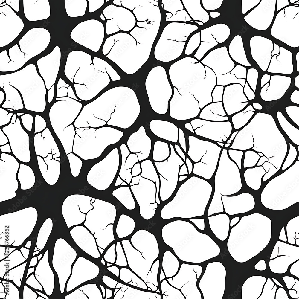 Abstract black and white tree branch pattern. Abstract black and white tree branch pattern.