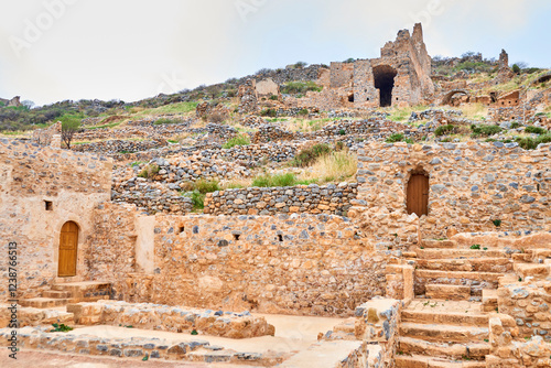 ruins of the ancient city of Monemvasia