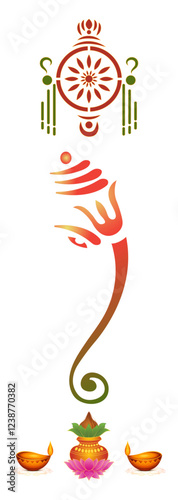 god ganesha. illustration lord ganesha