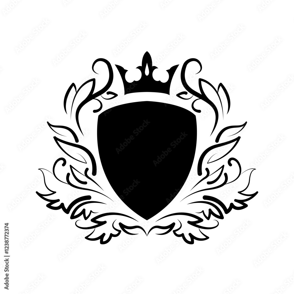 Obraz premium Heraldry Crest illustration template