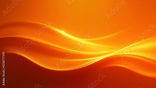Abstract orange rays  dynamic golden streaks  smooth gradients  futuristic background
