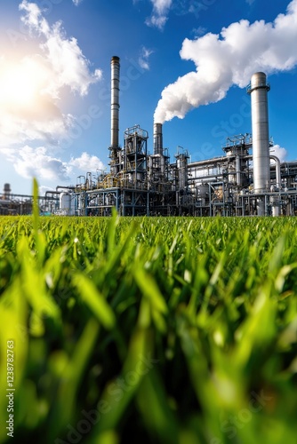 A company achieving carbon-neutral production processes.