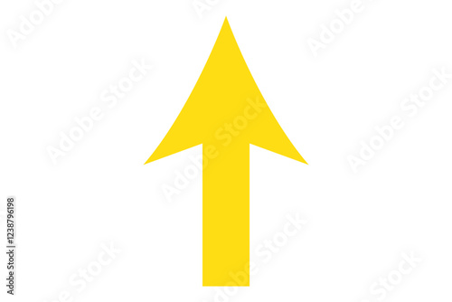Black arrow pointing right on white background.