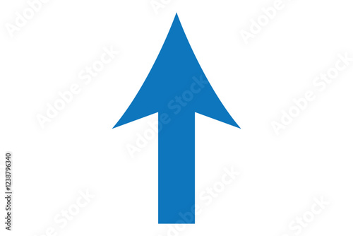 Black arrow pointing right on white background.