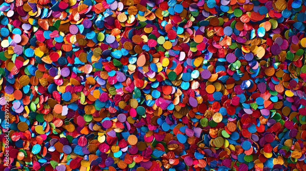 Vibrant rainbow confetti scattered in a dynamic pattern, radiating joy and festivity. Perfect for celebrations, party invitations, holiday designs, and event backgrounds. Vibrant rainbow confetti scattered in a dynamic pattern, radiating joy and festivity. Perfect for celebrations, party invitations, holiday designs, and event backgrounds.