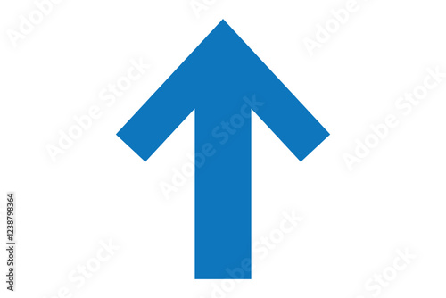 Black arrow pointing right on white background.