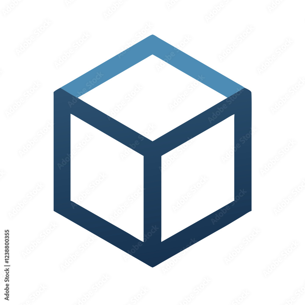 3D Cube Icon 3D Cube Icon