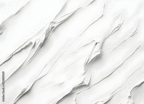 Wallpaper Mural Abstract White Paint Texture: A Study in Monochrome Strokes Torontodigital.ca