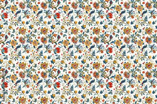 jacobean seamless texture pattern. background for cloth