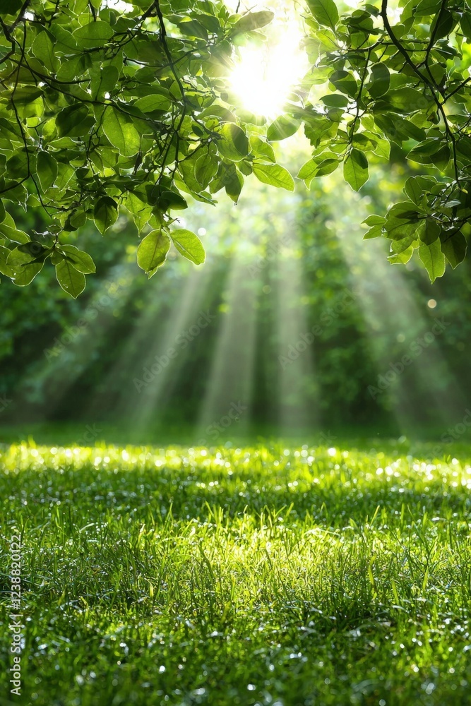 Fototapeta premium A serene forest with a focus on preserving wildlife.