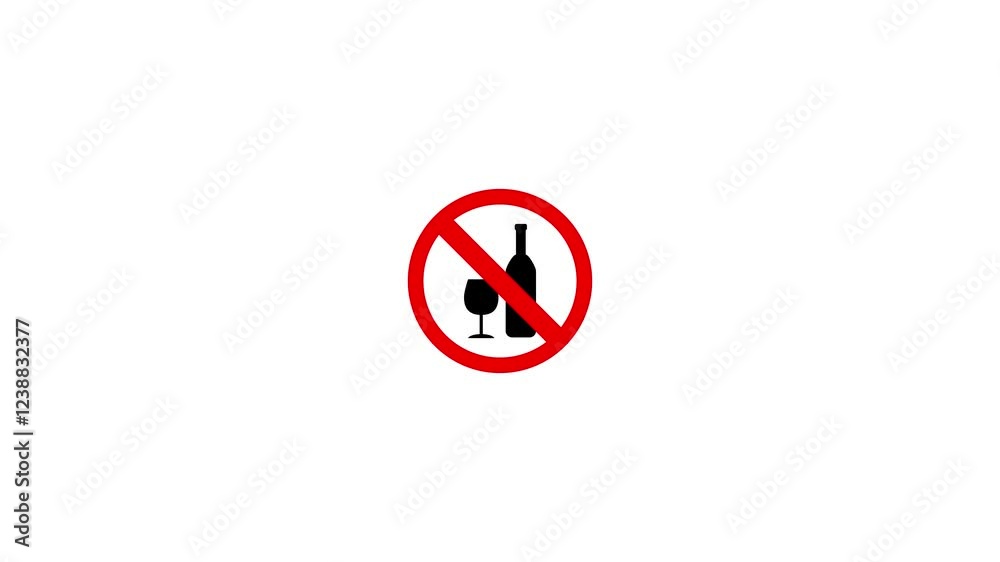 No wine glass sign. prohibition sign of drink wine.Crossed wine glasses, No wine Sign.prohibition sign of drink wine. No wine glass sign. prohibition sign of drink wine.Crossed wine glasses, No wine Sign.prohibition sign of drink wine.