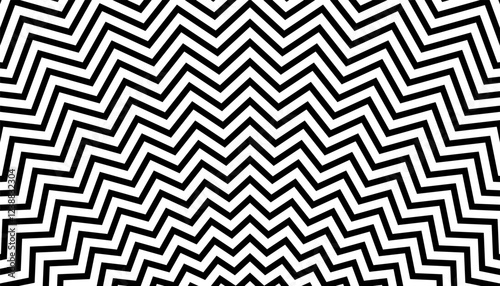 Black and white abstract geometric pattern for sporty background. Easily resized and recoloured at your discretion. Vector Format Illustration 