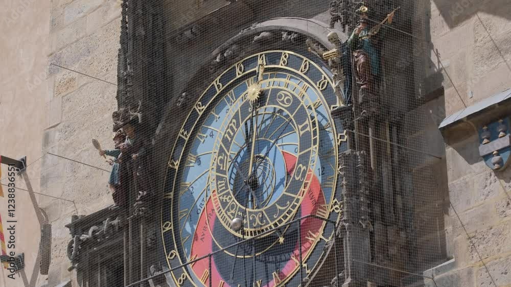 The astronomical clock has a complex design and deep historical significance due to its craftsmanship The astronomical clock has a complex design and deep historical significance due to its craftsmanship