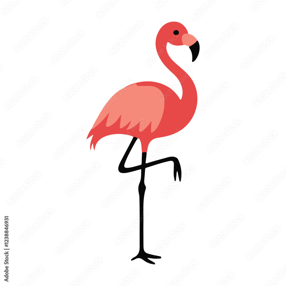 Fototapeta premium Flamingo Elegance 