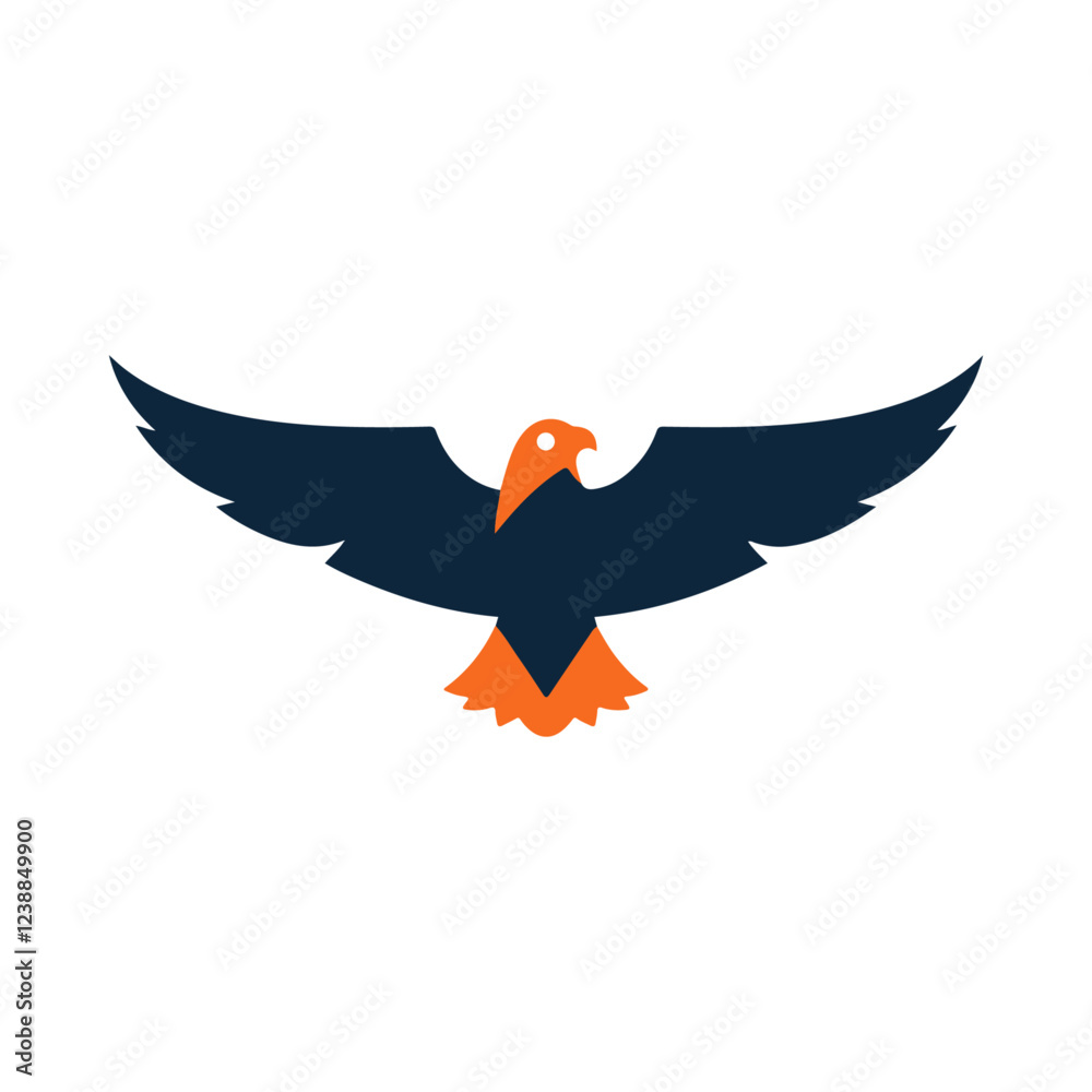 Fototapeta premium Hawk logo vector art