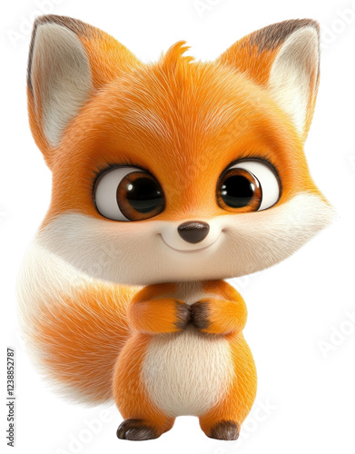 PNG Fox cartoon background white illustration.