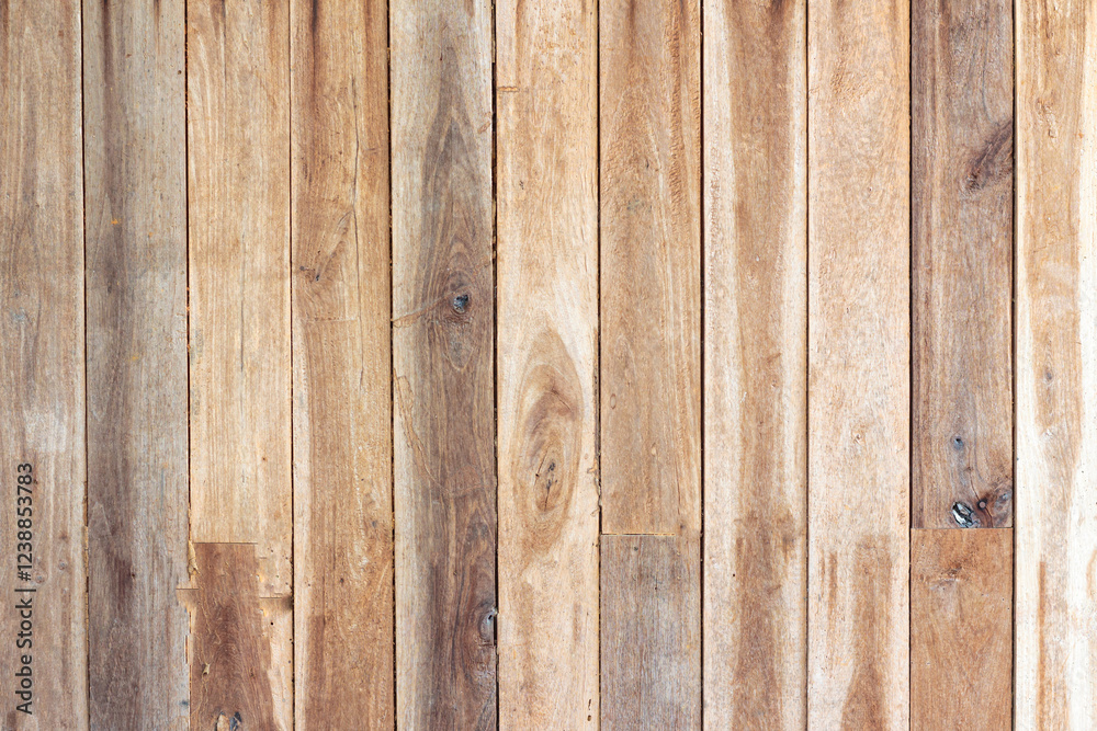 Fototapeta premium The house cover is made of hardwood.