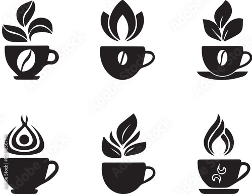 Hot Coffee Cup Silhouette
