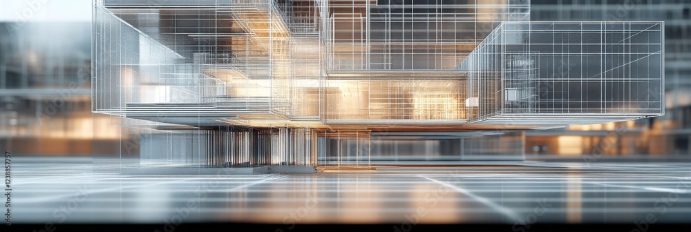 A futuristic architectural design featuring transparent structures, illuminated interiors, and a sleek urban environment. A futuristic architectural design featuring transparent structures, illuminated interiors, and a sleek urban environment.