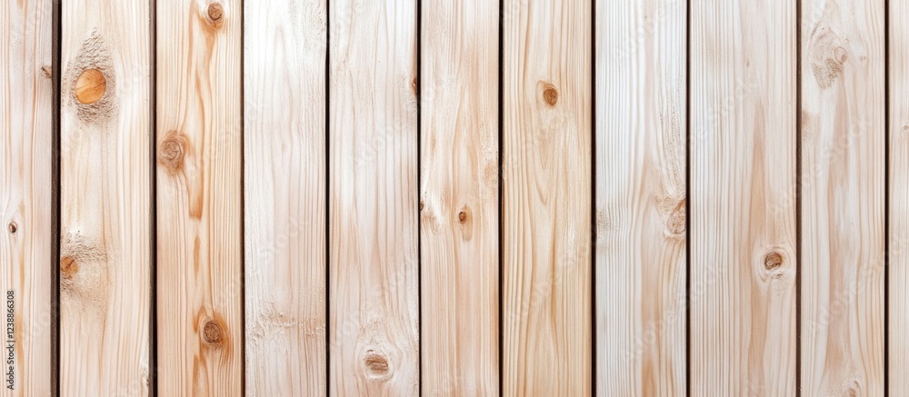 Fototapeta premium Light wooden planks background with natural texture and patterns suitable for design projects and presentations Copy Space