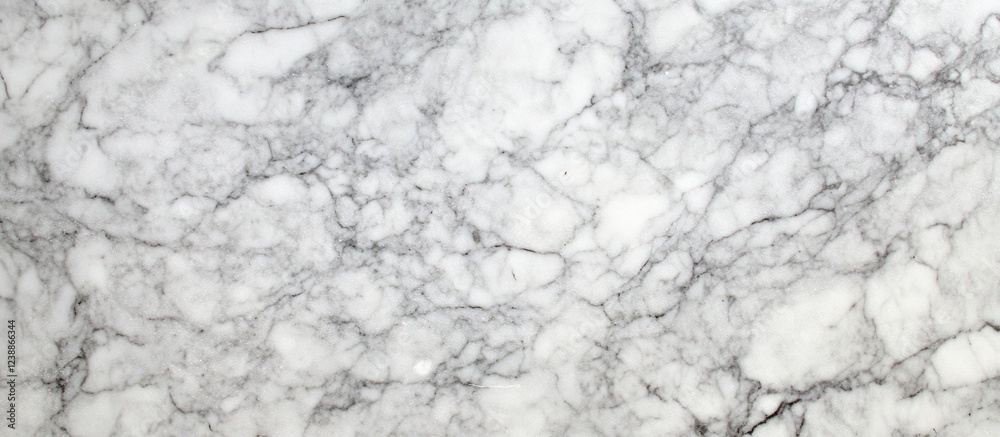 Fototapeta premium White marble texture with gray veining suitable for background use and design applications Copy Space