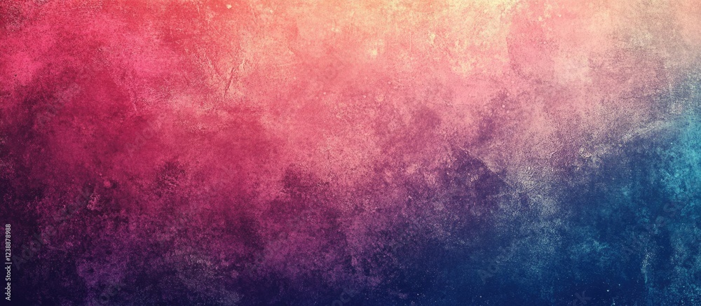 Fototapeta premium Colorful abstract textured background with gradient from pink to blue suitable for design projects Copy Space
