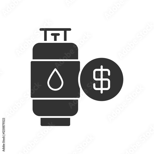 Gas Cylinder Price Icon