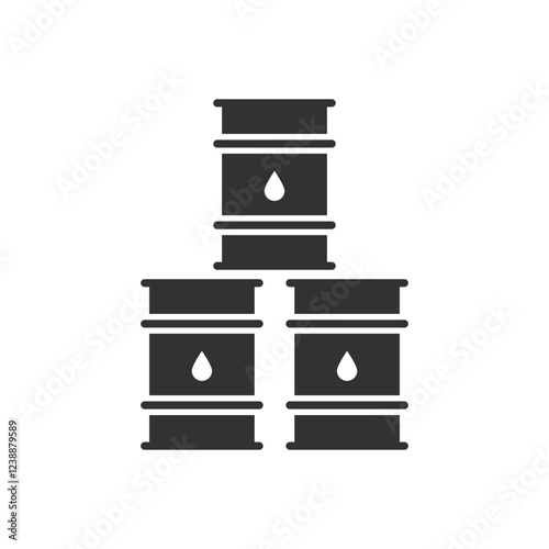 Oil Drum Icon - Barrel Icon