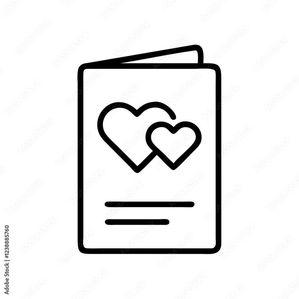 Valentine's Day card with heart designs representing love and affection
Valentine's Day card with heart designs representing love and affection