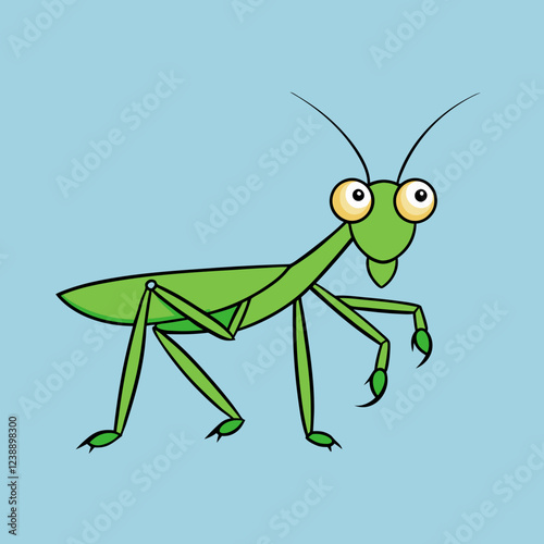 Mantis vector illustration