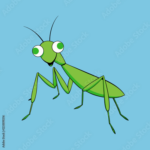 Mantis vector illustration